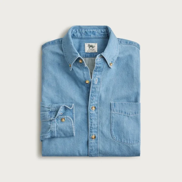 Midweight denim shirt