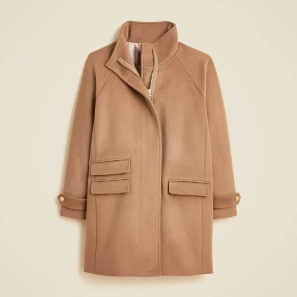 Toscana coat in drapey wool blend
