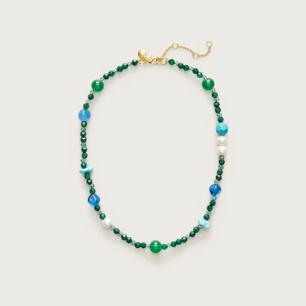Multicolored beaded necklace