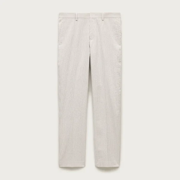 Ludlow Slim-fit suit pant in cotton seersucker
