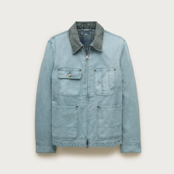 Wallace & Barnes zip-front chore jacket