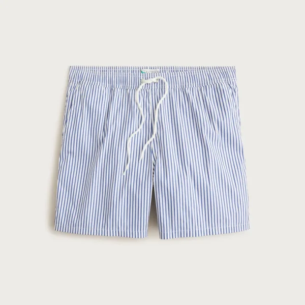 6″ stretch swim trunk in cotton blend