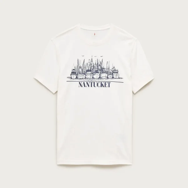 Vintage-wash cotton graphic T-shirt