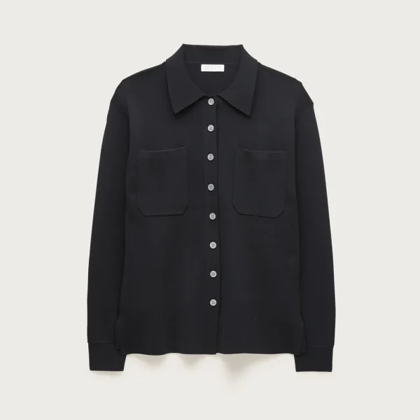Oversized shirt in super-stretch