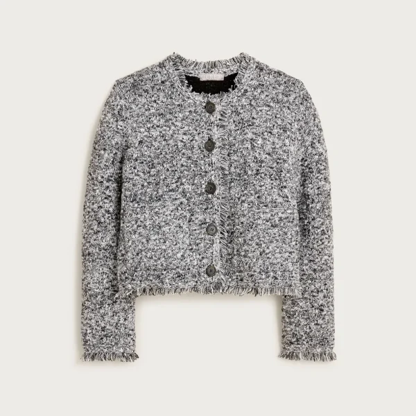Fringe lady jacket in bouclé
