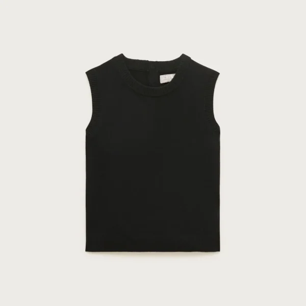 Cashmere sweater shell