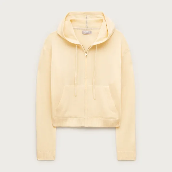 Cashmere full-zip hoodie
