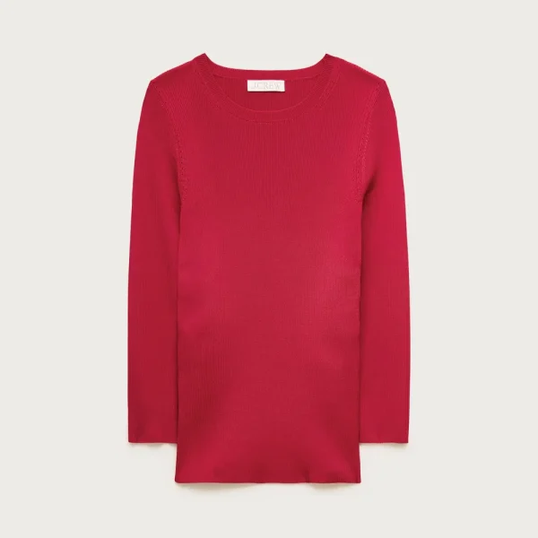 Elbow-sleeve sweater