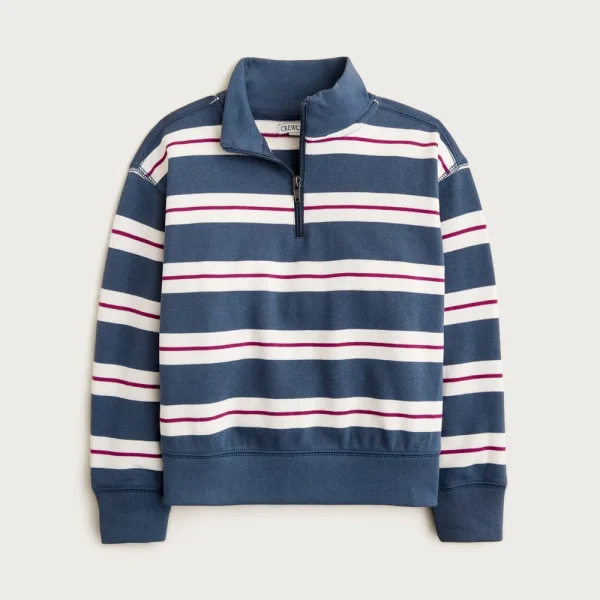 Kids’ rugby quarter-zip pullover