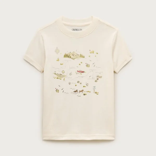 Kids’ short-sleeve “Road trip” graphic T-shirt