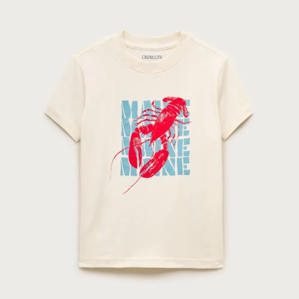 Kids’ short-sleeve “Maine Lobster” graphic T-shirt