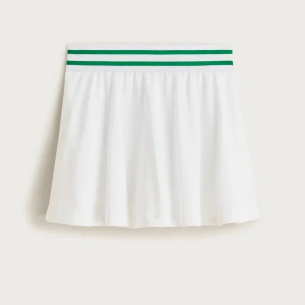 Girls’ skort in performance jersey