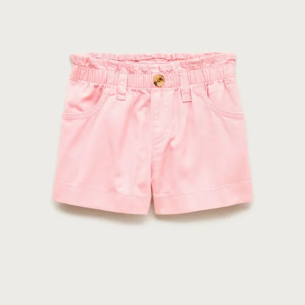 Girls’ paper-bag short in chino