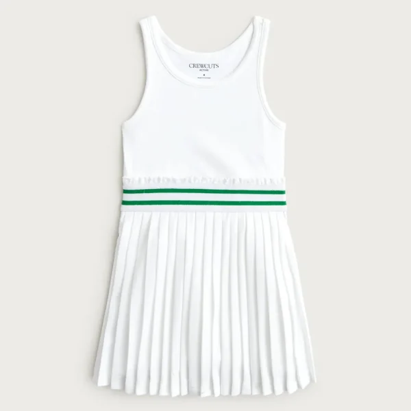 Girls’ match point dress in performance jersey