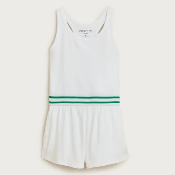 Girls’ romper in performance jersey