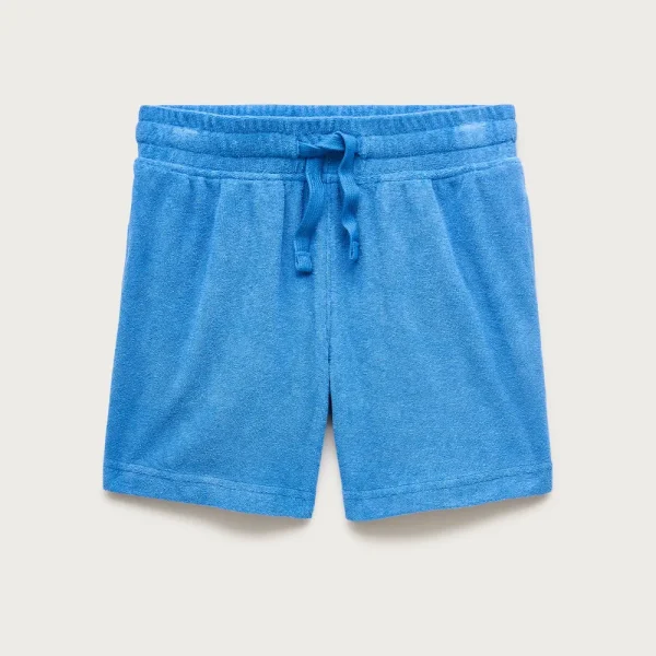 Kids’ pull-on short in towel terry