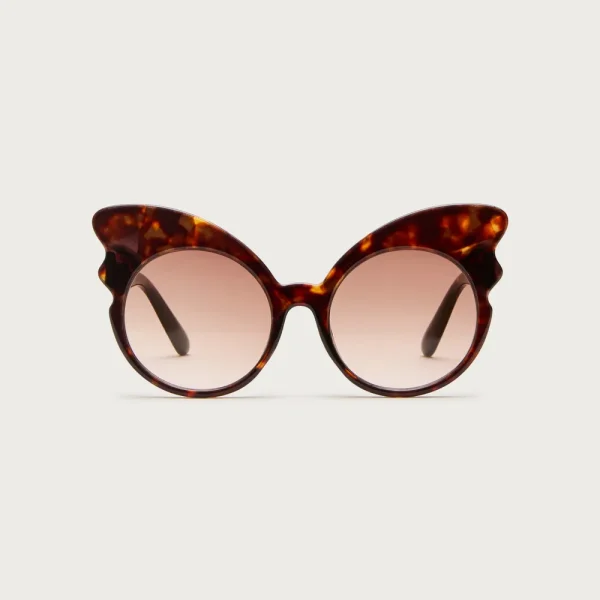 Girls’ tortoiseshell butterfly sunglasses