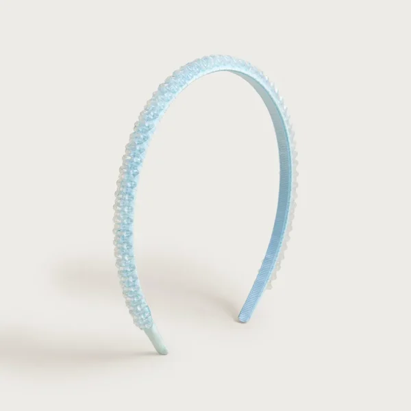 Girls’ slim beaded headband