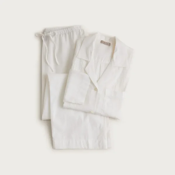 Pintuck pajama pant set