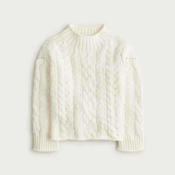 2025 Rollneck™ cable-knit sweater