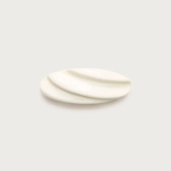 Textured oval hair clip