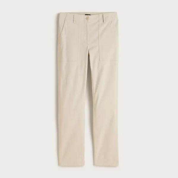 Patch-pocket slim chino pant