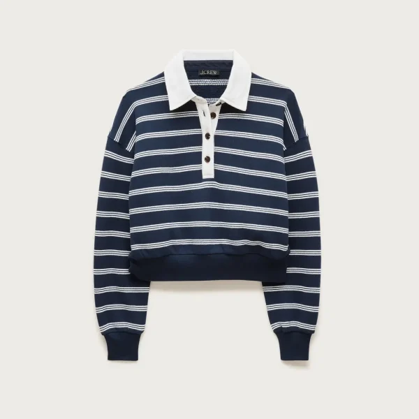 Heritage terry rugby sweatshirt