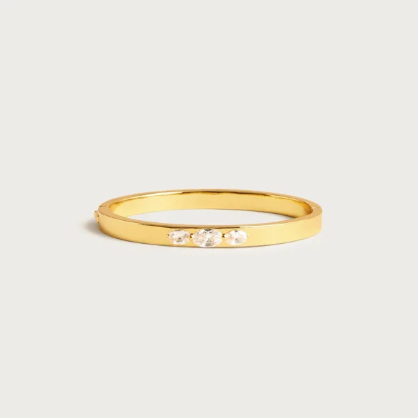 Crystal hinge bracelet