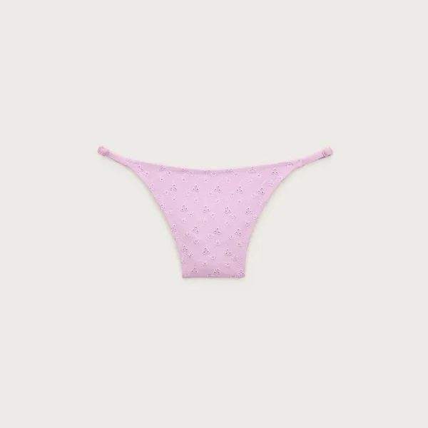 ’90s no-tie eyelet string bikini bottom