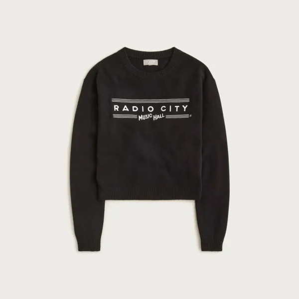 Radio City Music Hall X J.Crew Perfect cashmere crewneck sweater