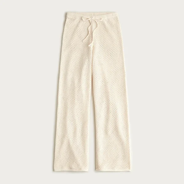 Crochet beach pant in cotton