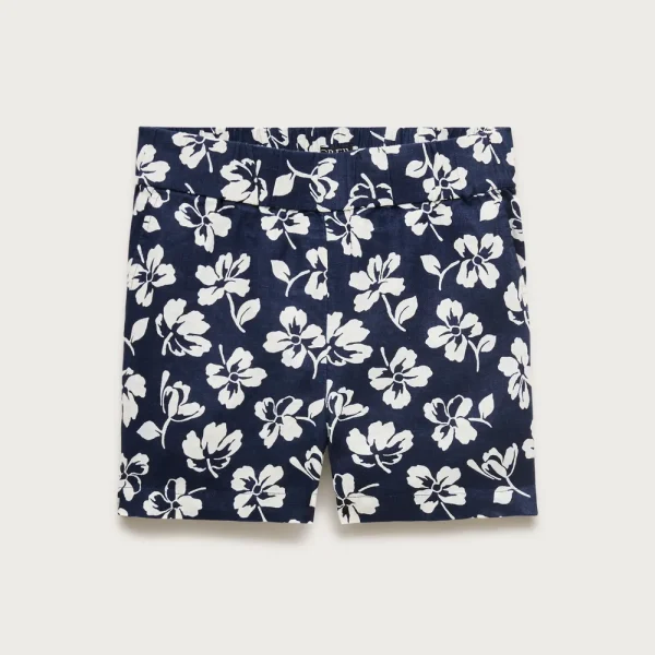 Tropez eyelet short in linen