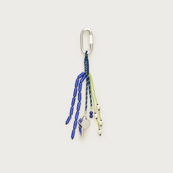 Carabiner whistle bag charm