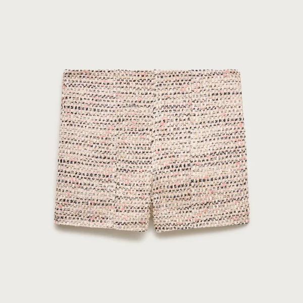 Mini short in tweed