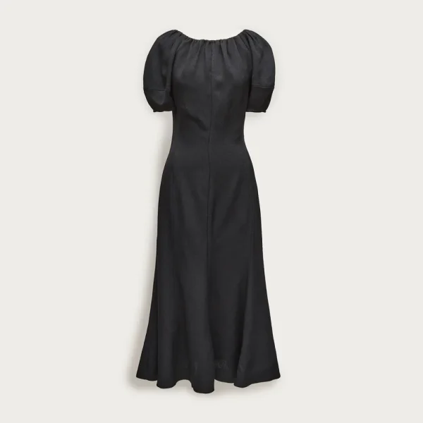 Midi dress in bouclé