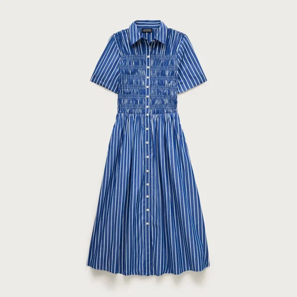 Elsie shirt-dress in cotton poplin