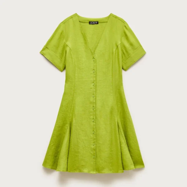 Fleur mini dress in linen