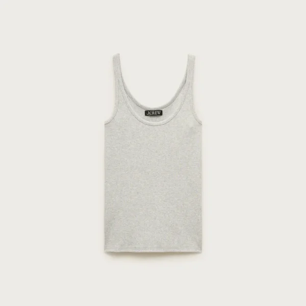 Perfect rib scoopneck tank top