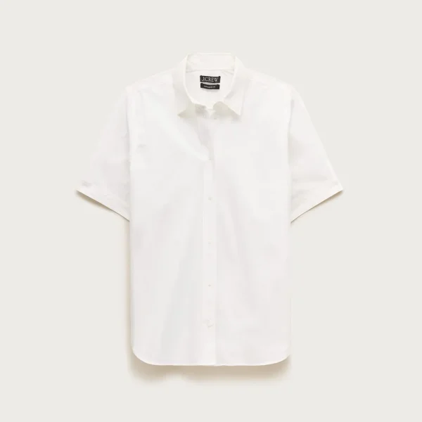 Garçon short-sleeve shirt in cotton poplin