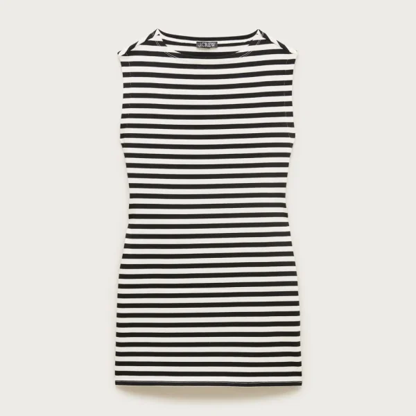 Sheath mini dress in stripe
