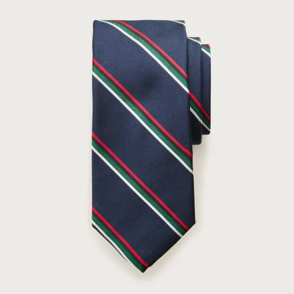 English silk striped tie