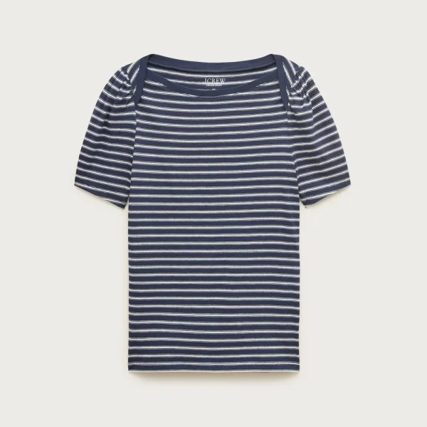 Vintage jersey puff-sleeve T-shirt