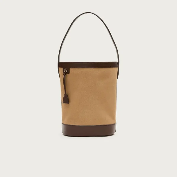 Berkeley utility bucket bag in canvas
