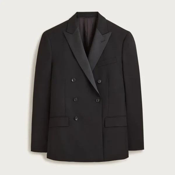 Ludlow Slim-fit double-breasted tuxedo jacket in Italian wool