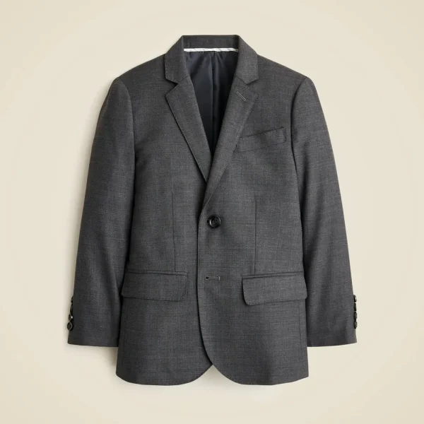 Boys’ Ludlow suit jacket in stretch worsted wool blend