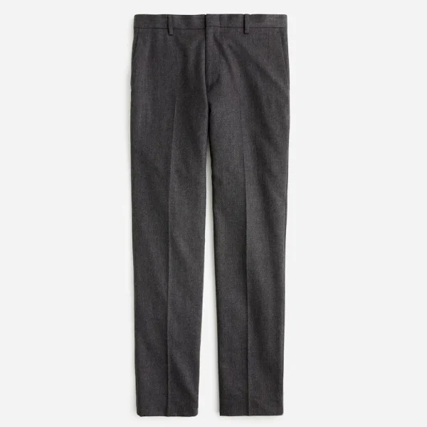Ludlow Slim-fit unstructured suit pant in English cotton-wool blend  twill
