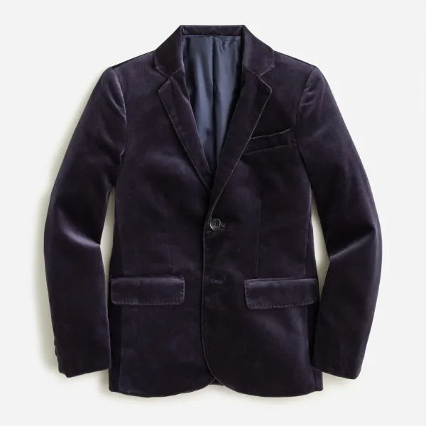 Boys’ Ludlow party blazer in velvet