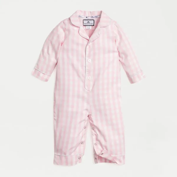 Petite Plume™ infants’ romper in gingham