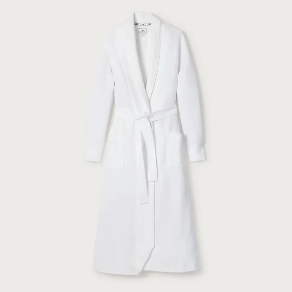 Petite Plume™ women’s luxe Pima cotton Ophelia robe in jacquard