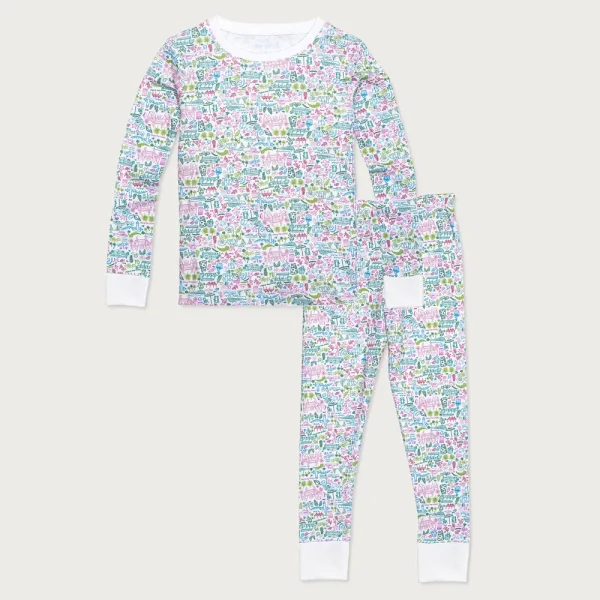 Joy Street Kids™ kids’ Palm Beach two-piece pajamas